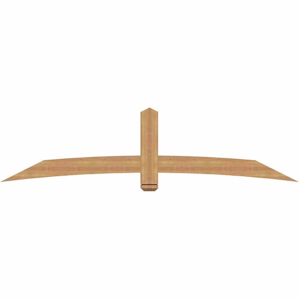 Ekena Millwork Bellingham Timber Gable Bracket, Western Red Cedar, 96"W x 24"H x 3 1/2"D x 5 1/2"F, 6/12 Pitch GBW096X24X0406BEL00SWR - main
